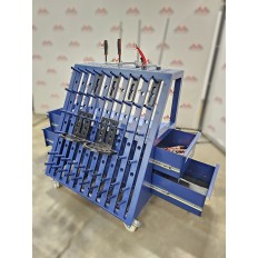 Chariot pour système d'outils de soudage 28 TIROIRS